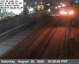 SR-91 : (58) West of Pierce live camera view