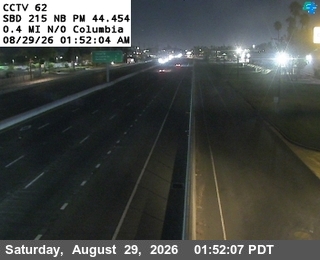 I-215 : (62) 0.4 Miles N of Columbia live camera view