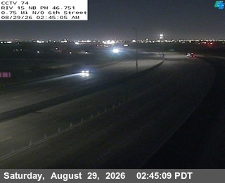 I-15 : (74) .75mi North Of 6th Street live camera view