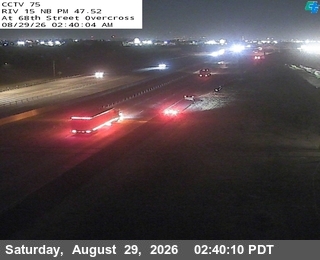 I-15 : (75) 68th Street Overcross live camera view