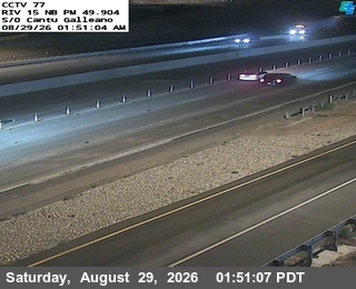 I-15 : (77) S of Cantu Galleano live camera view