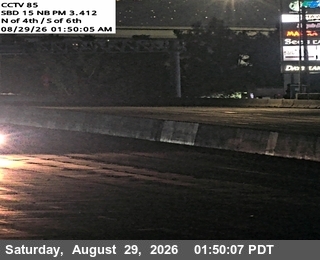 I-15 : (85) N of Fourth Street live camera view