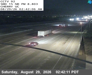 I-15 : (92) Cherry Undercross live camera view