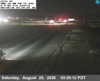 I-15 : (97) 0.1 Miles S of Sierra live camera view
