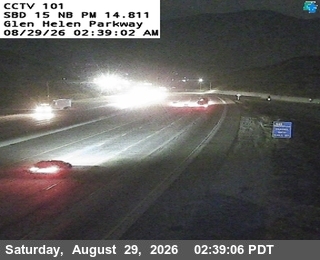 I-15 : (101) Glen Helen Parkway live camera view