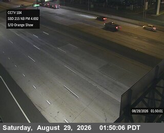 I-215 : (104) South Of Orange Show live camera view