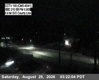 I-210 : (109) 0.8 Miles East of County Line live camera view