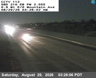 I-210 : (112) 0.9 Miles East of Mountain live camera view