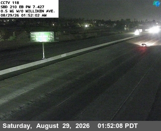I-210 : (118) 0.5 Miles West of Milliken live camera view