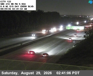I-210 : (122) East of Day Creek live camera view