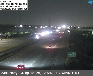 I-210 : (124) 0.2 Miles East of I-15 live camera view