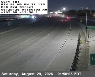 SR-91 : (184) East of Third Street live camera view