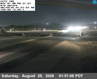 SR-91 : (185) East Of Spruce Street live camera view