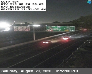 I-215 : (194) N of Eucalyptus live camera view