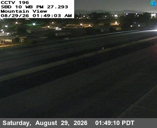 I-10 : (196) Mountain View live camera view