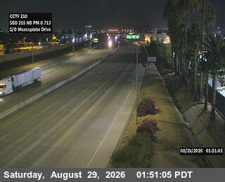I-215 : (210) S of Muscupiabe live camera view