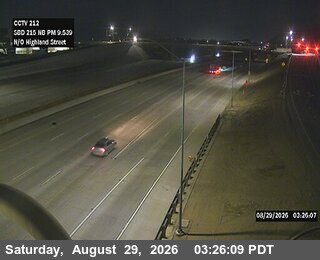 I-215 : (212) N of Highland live camera view