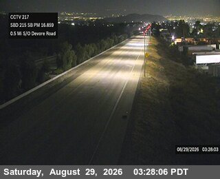 I-215 : (217) 0.5 Mi South of Devore live camera view