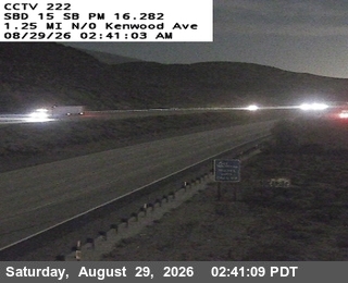 I-15 : (222) 1.25mi Kenwood live camera view