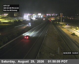 I-15 : (227) Onramp Palm Ave NB live camera view