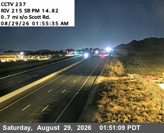 I-215 : (237) 0.7 Miles South of Scott Road live camera view
