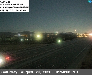 I-215 : (235) 0.9 Mi N/O Clinton Keith Road live camera view