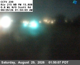I-215 : (239) North of Scott Road live camera view