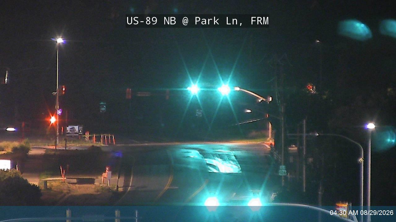 US-89 NB @ Park Ln / SR-225, FRM live camera view