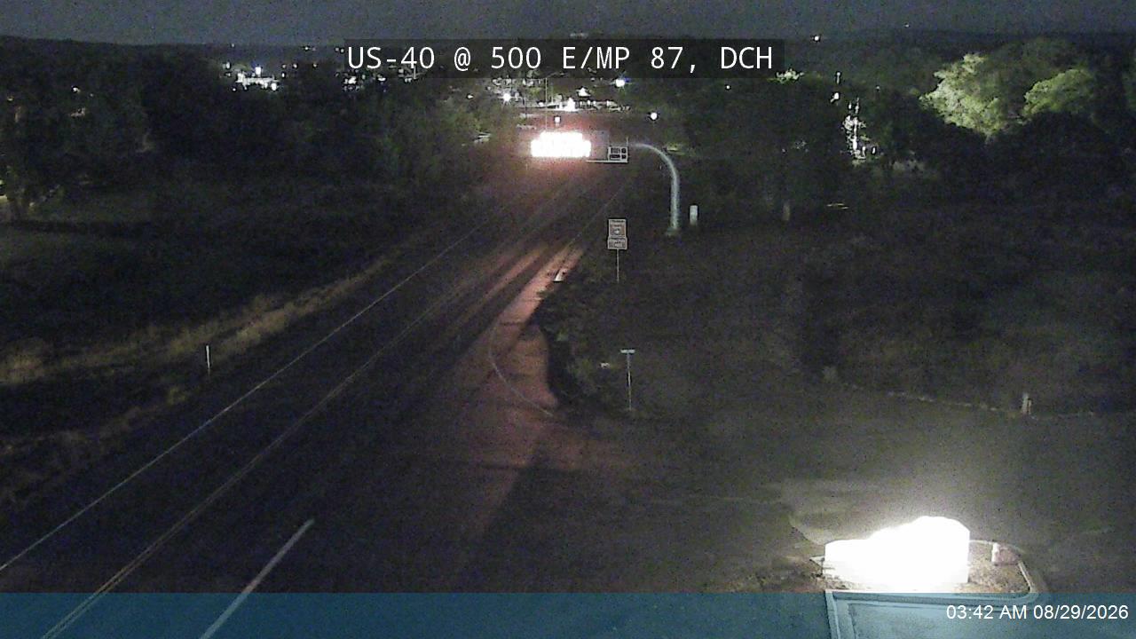 US-40 @ 500 E / MP 87, DCH live camera view