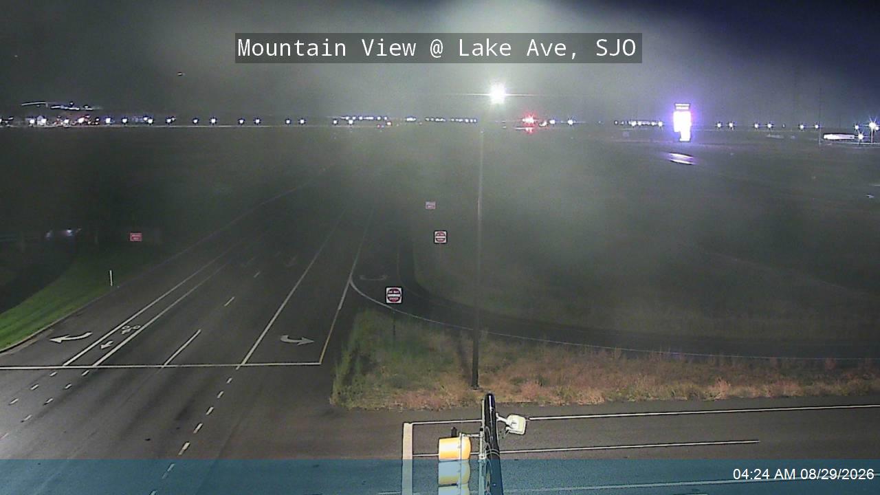 Mountain View / SR-85 SB @ Lake Ave / 11400 S, SJO live camera view