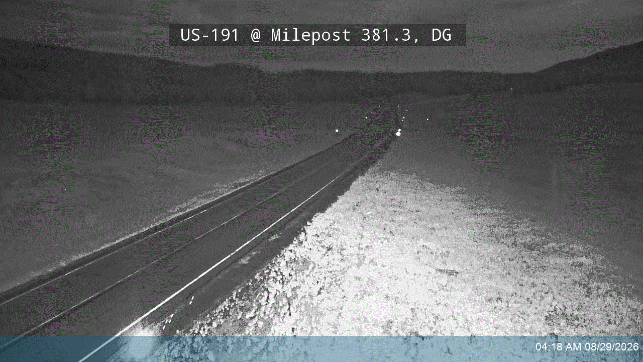 US-191 @ Milepost 380.82, DG live camera view