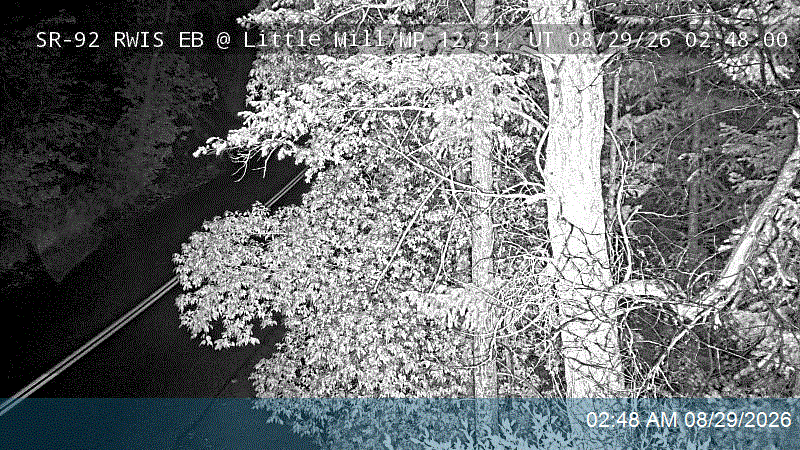 Alpine Loop / SR-92 RWIS EB @ Little Mill / MP 12.31, UT live camera view