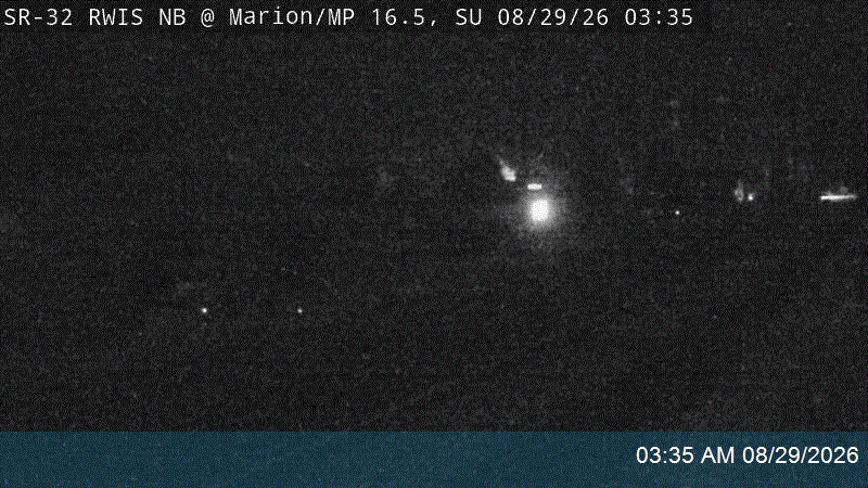 SR-32 RWIS NB @ Rob Young Ln / MP 16.46, SU live camera view