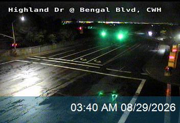 Highland Dr / 2000 E @ Bengal Blvd / Parkridge Dr, CWH live camera view