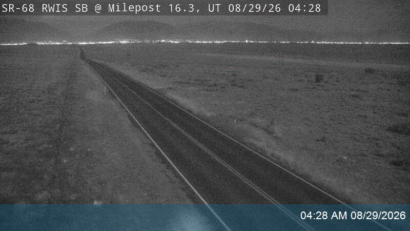 Redwood Rd / SR-68 RWIS SB @ Milepost 16.3, UT live camera view