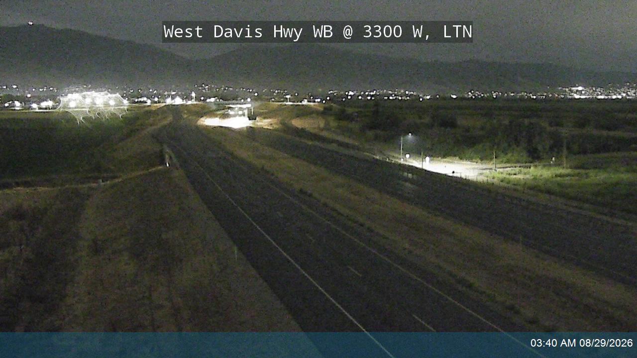West Davis Hwy / SR-177 WB @ 3300 W / MP 10.15, LTN live camera view