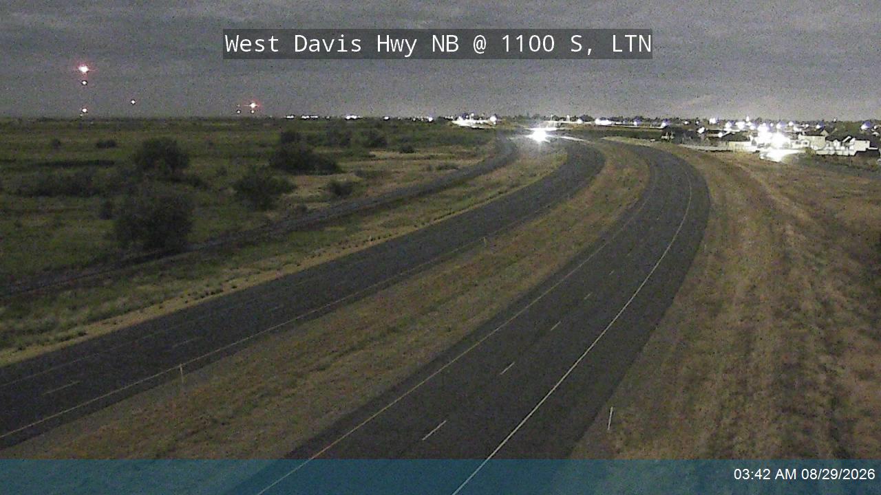 West Davis Hwy / SR-177 NB @ 1100 S / MP 8.68, LTN live camera view