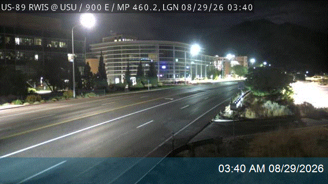 US-89 RWIS EB @ USU / 900 E / MP 460.2, LGN live camera view