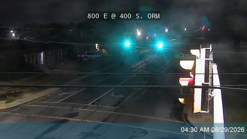 800 E @ 400 S, ORM live camera view