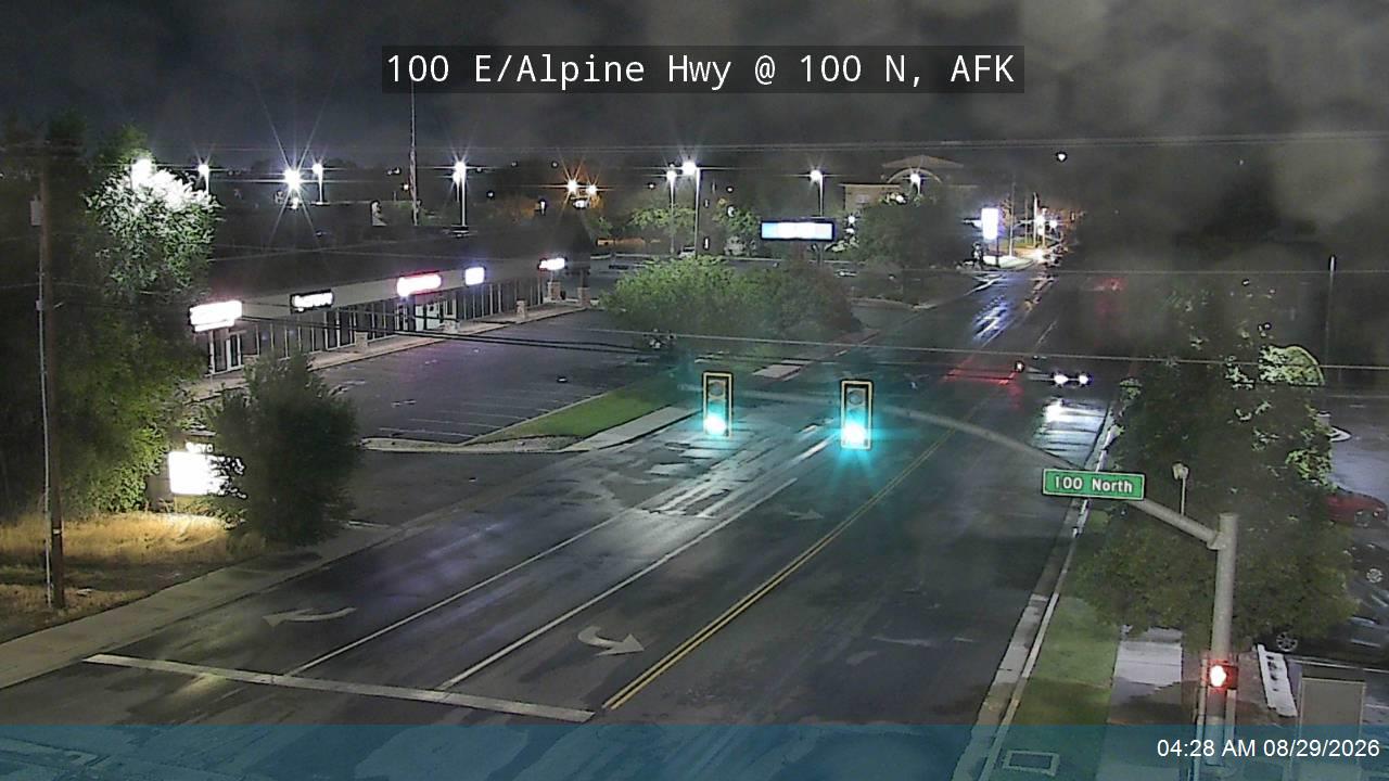 100 E / Alpine Hwy / SR-74 @ 100 N, AFK live camera view