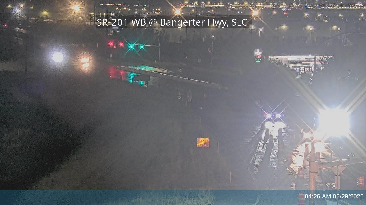 SR-201 WB @ Bangerter Hwy / SR-154 / MP 12.8, SLC live camera view