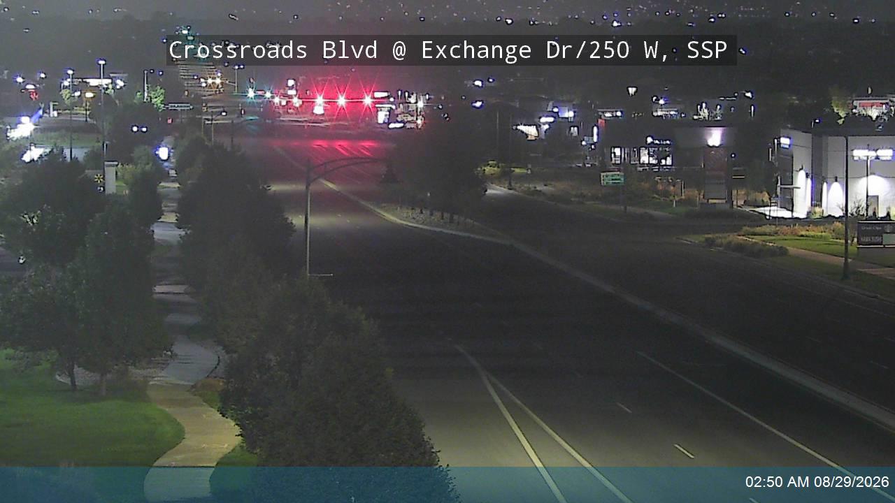 Crossroads Blvd @ Exchange Dr / 250 W, SSP live camera view