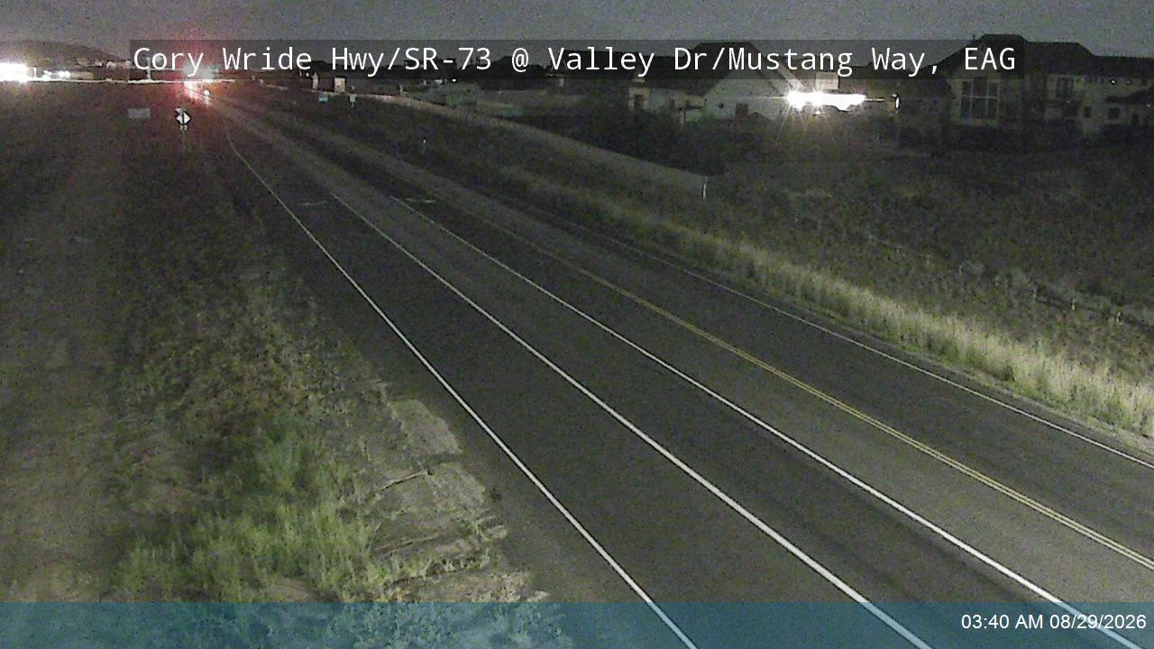 Cory Wride Hwy / SR-73 @ Valley Dr / Mustang Way, EAG live camera view