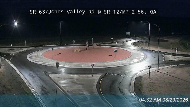 SR-63 / Johns Valley Rd @ SR-12 / MP 2.56, GA live camera view
