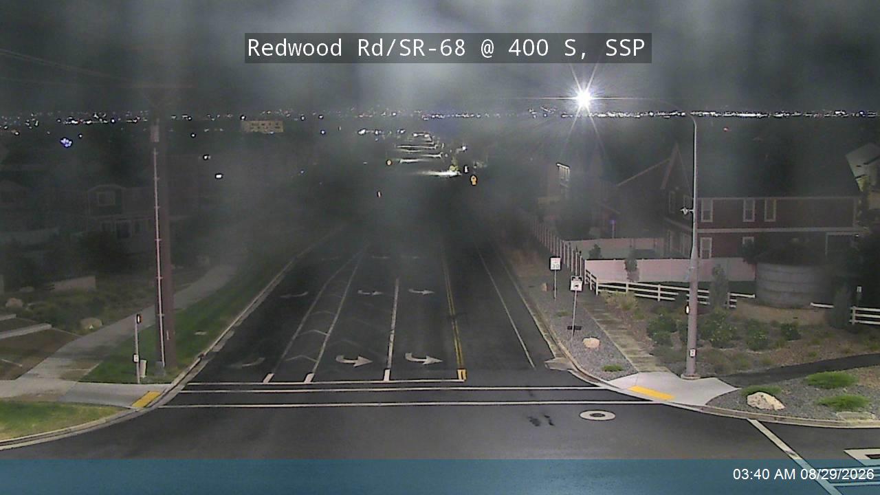 Redwood Rd / SR-68 @ 400 S, SSP live camera view