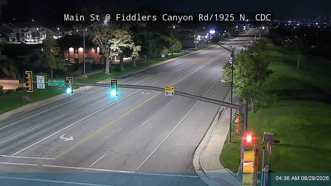 Main St / SR-130 @ Fiddlers Canyon Rd / 1925 N, CDC live camera view