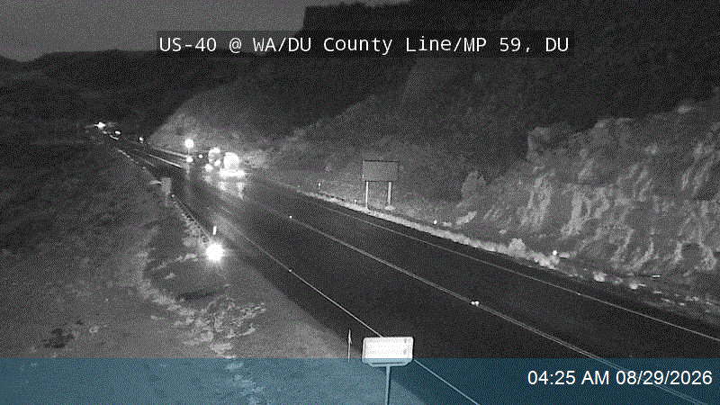 US-40 @ WA/DU County Line / MP 59, DU live camera view