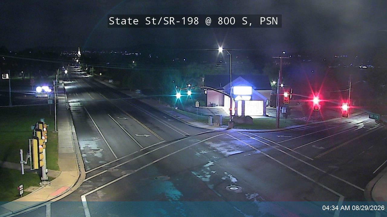 State St / 300 W / SR-198 @ 800 S / SR-178, PSN live camera view