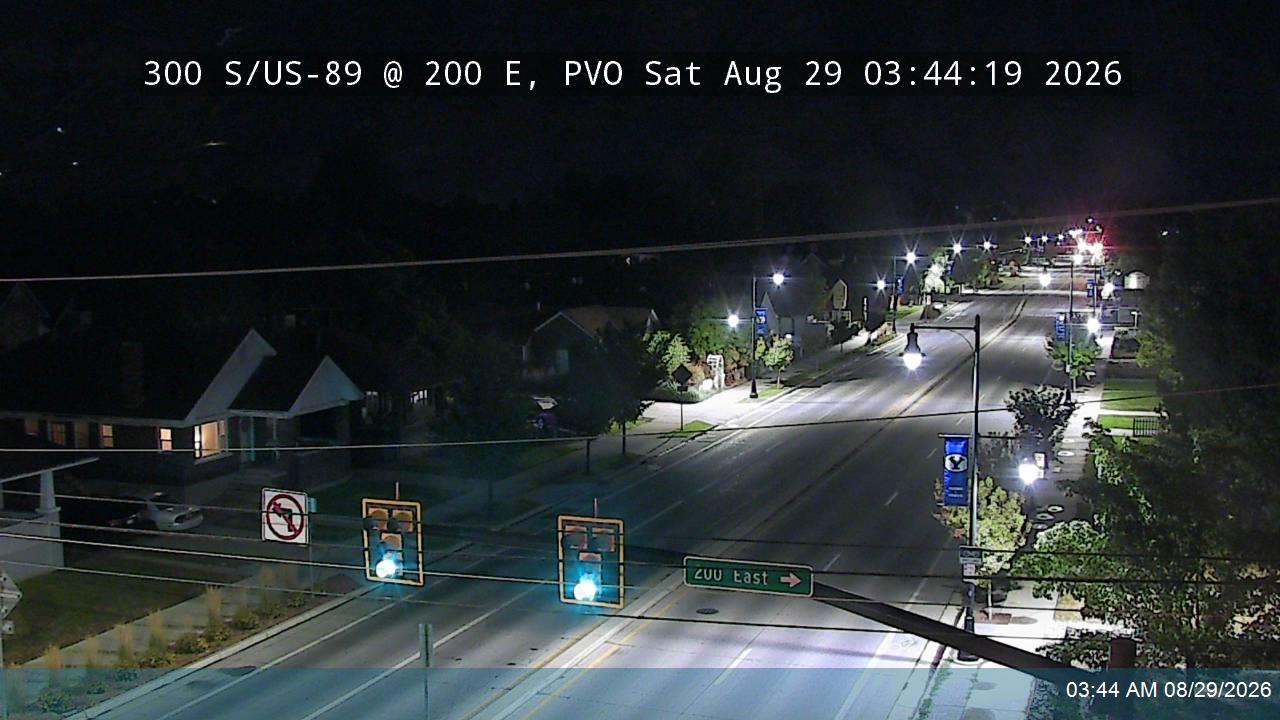 300 S / US-89 @ 200 E, PVO live camera view