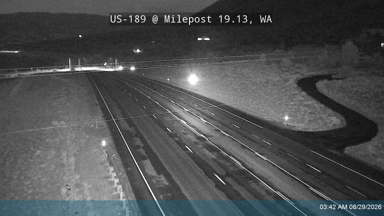 US-189 @ Milepost 19.13, WA live camera view